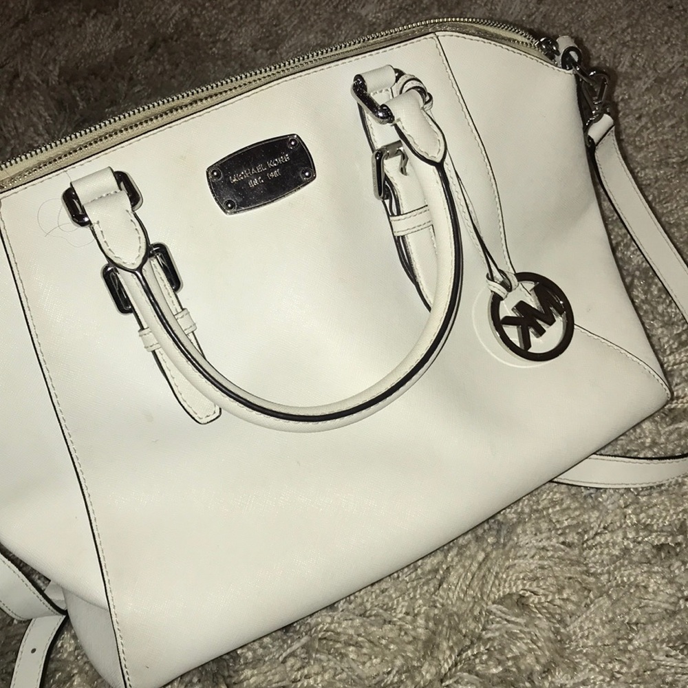 White mk bag